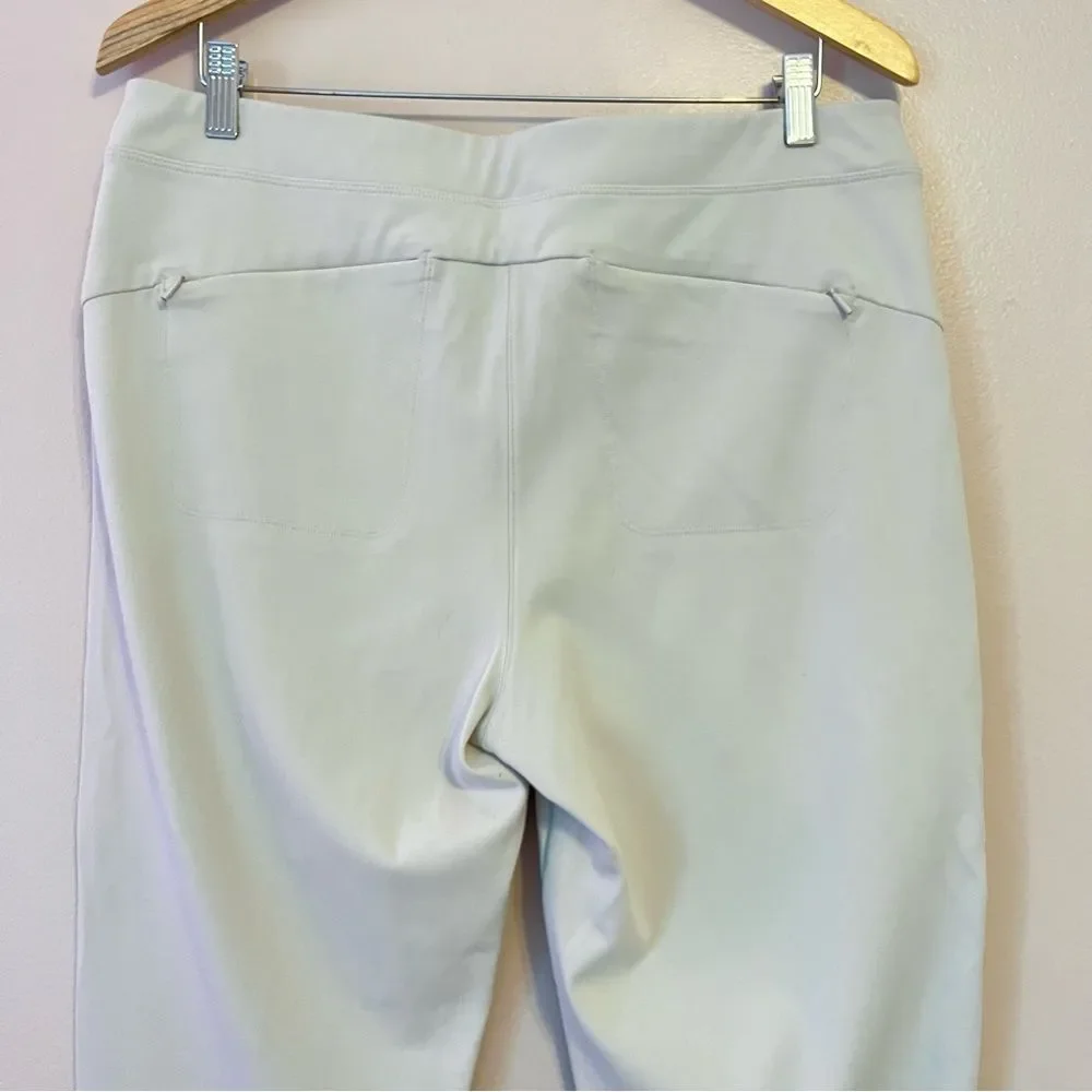Athleta Headlands Hybrid Pant Birch Gray Sz 16 Stretch Hiking Outdoor Gorpcore - Picture 5 of 12
